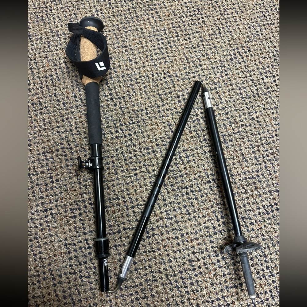 Black Diamond Alpine FLZ 120-140cm Carbon Adjustable Hiking Pole - RH Only